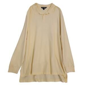 Polo Golf Ralph Lauren Longsleeve Polo Shirt Pima Cotton Yellow Athletic‎ Sz XXL